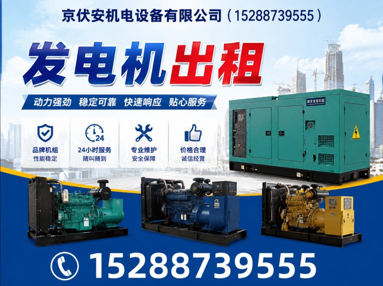 海南静音发电车租赁展示图